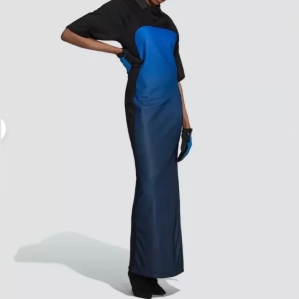 Adidas blue version Originals Women's Dress Maxi Blue/black BNWT